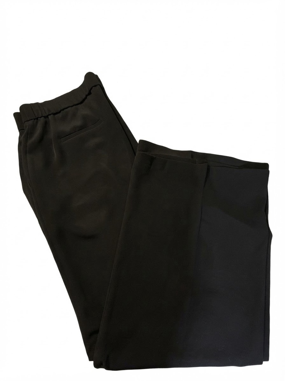 Men's Black Pull-On Dress Pants